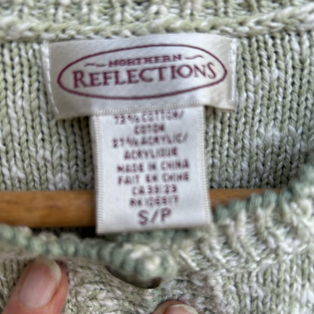 Vintage Northern Reflections Floral Embroidered Cardigan - Size S - Cotton mix - Picture 4 of 9